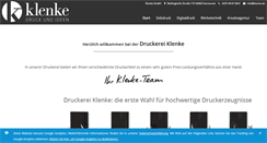Desktop Screenshot of klenke.de